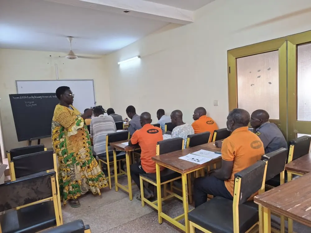Session de formation en salle
